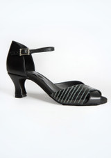 Zapatos de baile de salón negros Veronica Move Dance - 4,45cm