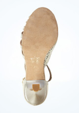 Zapatos de baile de salón y latino dorados Rosemary Move Dance - 6,35 cm