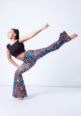 Leggings acampanados estampados Phoebe Alegra