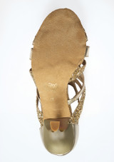 Zapatos de baile dorados Mira Move Dance - 7,6 cm Oro Bottom [Oro]