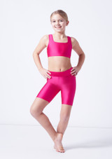 Pantalón corto de ciclismo brillante para niña Elodie Alegra