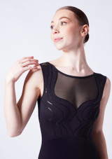 Maillot bordado con lentejuelas Avignon Ballet Rosa