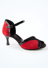 Zapatos de baile rojo Leonie Move Dance - 5 cm