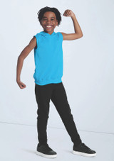 Weissman Boys Sleeveless Hoodie Turquesa 7 [Azul]