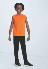 Weissman Boys Sleeveless Hoodie Ember 7 [Rojo]
