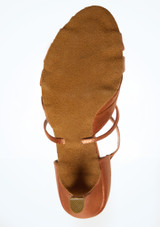 Zapato de baile en satén color bronce Cinzia Alegra - 5,7 cm