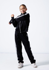 Childrens Bloch Logo Track Jacket Negro Front 2 [Negro]