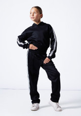 Childrens Bloch Logo Studio Hoodie Negro Front 2 [Negro]
