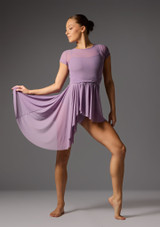Vestido lÃƒÂ­rico con volantes en cascada Honor Jolista Lila Oscuro Front 3 [Violeta]