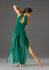 Mono entero de malla Adored Jolista Evergreen Back 5 [Verde]