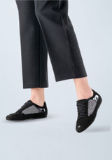 Zapatilla de baile Carol Werner Kern Negro Front 2 [Negro]