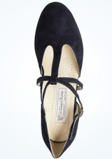 Zapato de baile de ante Jessie Werner Kern - 4.32 cm [Azul]