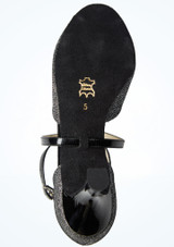 Zapato de baile plateado Holly Werner Kern - 6,35 cm [Plata]