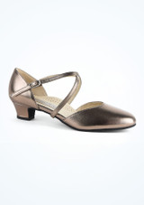 Zapato de baile de piel Felice Werner Kern - 3.30 cm [Bronce]