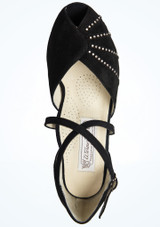 Zapato de baile de ante Sonia Werner Kern - 4.83 cm [Negro]