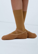 Zapatilla de ballet de lona con suela partida Shades