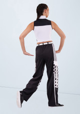 Weissman Colorblock Checkered Vest Blanco [Blanco]
