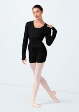 Pantalones cortos de punto Lutina Bloch Negro Front 2 [Negro]