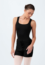 Pantalones cortos de punto Lutina Bloch Negro Front [Negro]