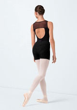 Pantalones cortos de punto Lutina Bloch Negro Back [Negro]