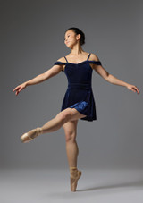 Jolista Rosewood Velour Ballet Costume Azul Marino 7 [Azul]