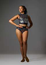 Jolista Glitz Sequin Dance Briefs Multicolor [Multicolor]
