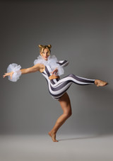 Jolista Swinging Circus Catsuit Costume Blanco 2 [Blanco]