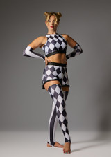 Jolista Fools Gambit Costume Negro-Blanco 9 [Negro]