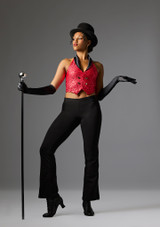 Jolista Starlet Sequin Waistcoat Rojo 5 [Rojo]