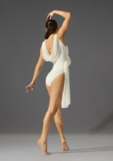 Maillot lÃ­rico con fajÃ­n Echo Jolista Marfil Back 4 [Blanco]