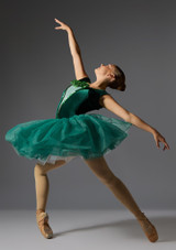 Disfraz de ballet Rose Garland Jolista Dark Green 2 [Verde]