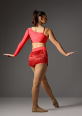 Disfraz Glam Slam Jolista Rojo Front [Rojo]