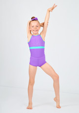 Pantalones cortos de gimnasia Majesty Move Dance PÃƒÂºrpura Front 3 [Violeta]