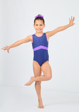 Maillot de gimnasia Aurielle Move Dance Azul Marino Front 2 [Azul]