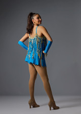 Disfraz Jolista Ritz Royale Turquesa Front 5 [Azul]