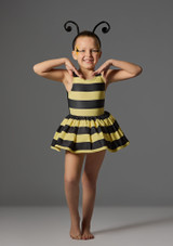 Disfraz Jolista Bumbelina Bee Negro-Amarillo Front 3 [Negro]