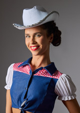 Disfraz Jolista  Rodeo Queen Rojo y real Front 7 [Rojo]