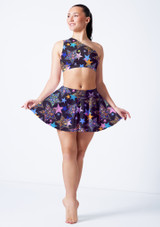 Top estampado asimÃ©trico Scarlett Alegra FST Front [Estampado]