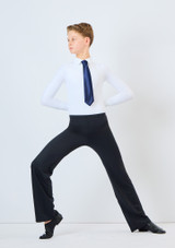 Corbata elÃ¡stica brillante Alegra Azul Marino Front [Azul]