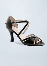 Zapato de baile de cuero Werner Kern July - 6,4 cm Negro Front 2 [Negro]
