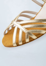 Zapatos de baile Werner Kern Jolie de ante - 2.36" Oro Front 3 [Oro]