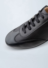 Zapatilla de baile Werner Kern Positano de piel - 1,4 cm Negro Front 7 [Negro]