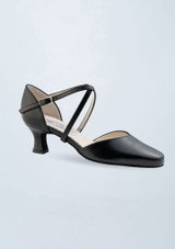 Zapato de baile de cuero Werner Kern Patty - 5,5 cm Negro Front [Negro]
