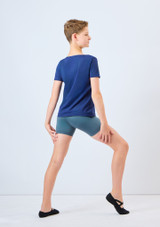 Camiseta ajustada para niÃ±o Heath Freed RAD Azul Marino Front [Azul]
