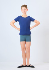 Camiseta ajustada para niÃ±o Heath Freed RAD Azul Marino Front 3 [Azul]