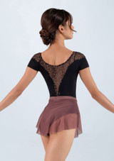 Maillot Sabine Ballet Rosa Negro Back 4 [Negro]