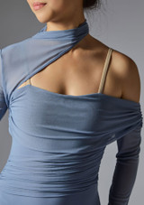 Maillot con malla recortada Forever Jolista Azul pizarra  Front 5 [Azul]