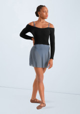 Falda de malla Mirella Dusty Grey Front [Gris]