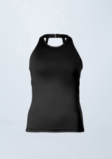 Weissman Lustre Halter Tank Top Negro 5 [Negro]