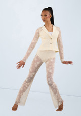 Weissman Floral Lace Blazer Vanilla [Amarillo]